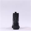 Pepe Saenz Sara Lace Zip Wedge Boot - Black Leather
